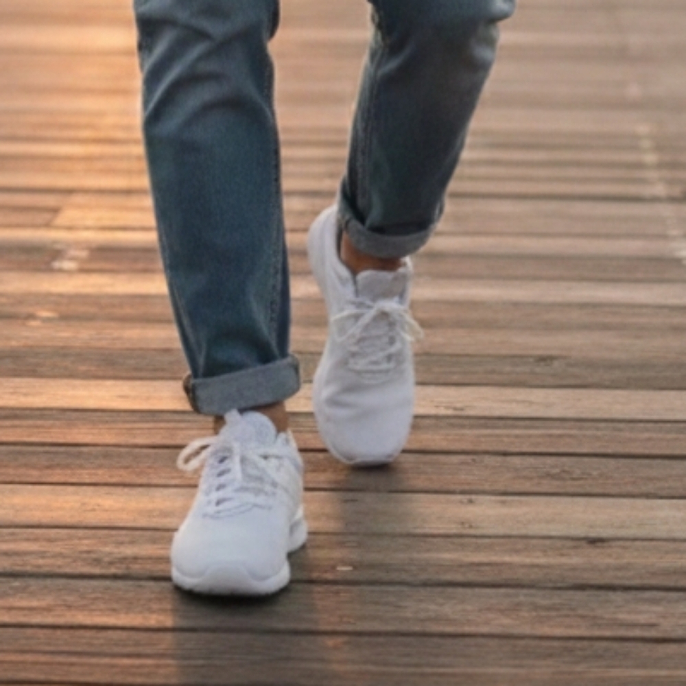 Women's White Athletic Shoes